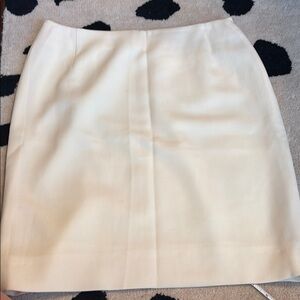 Max Mara Wool Cream Women's Skirt size 10